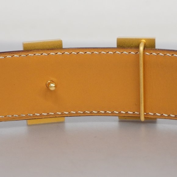 HERMESAuth  Constance Belt Constance E Stamped Natural Women's Leather Belt - Picture 5 of 5